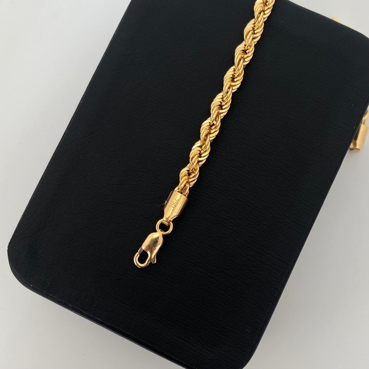 Pulso It lazo Oro amarillo 18k +1 / 5,65 Gr / 4,85 mm / 20,5 Cm